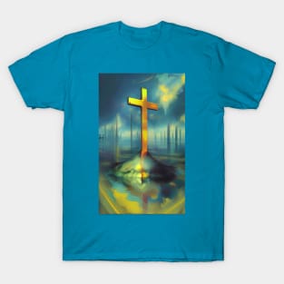 Golden cross T-Shirt